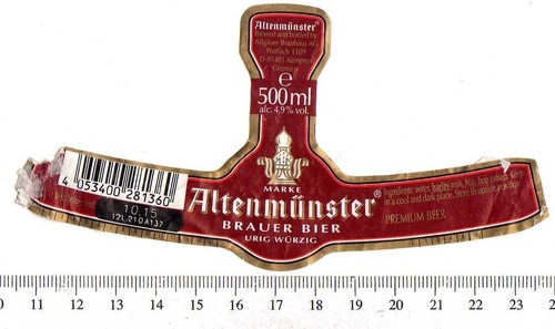 Bieretikett allgauer - -,