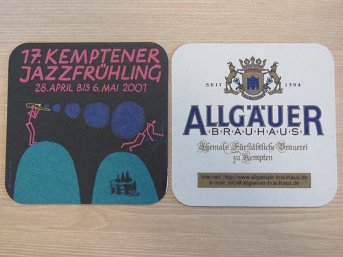 Beer coaster allgauer - ~,